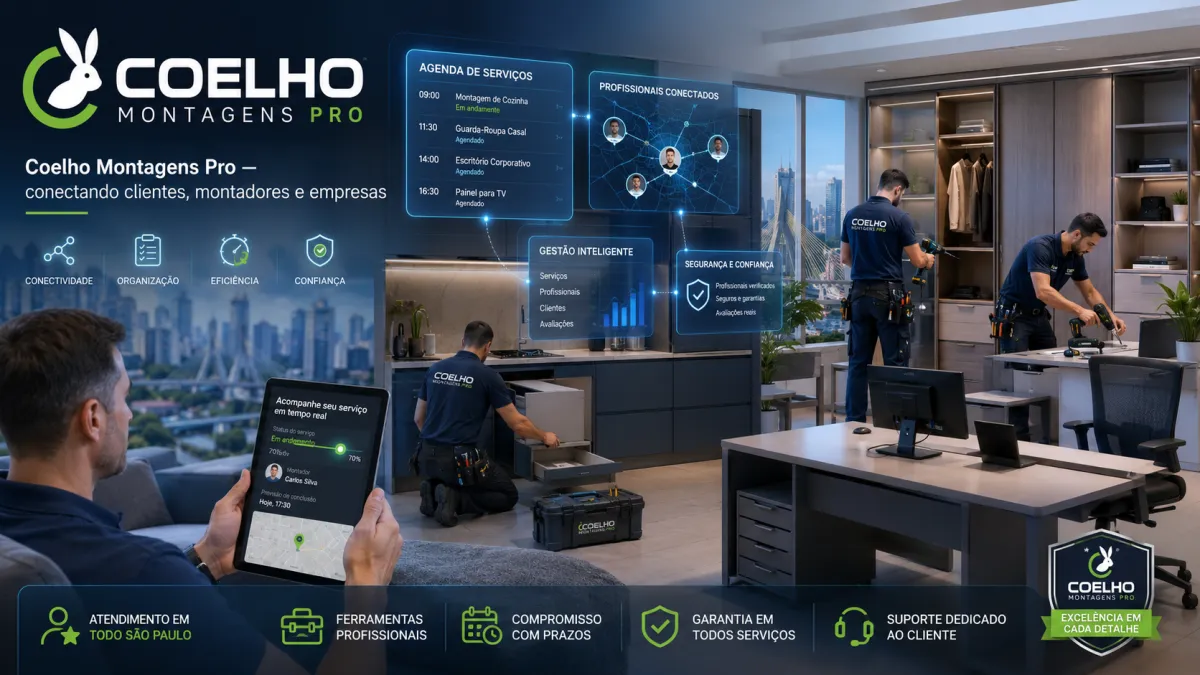 UMA NOVA ERA PARA A MONTAGEM DE MÓVEIS EM SÃO PAULO